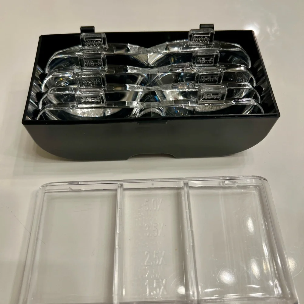 Rechargeable LED Magnifying Eyeglasses — Black
